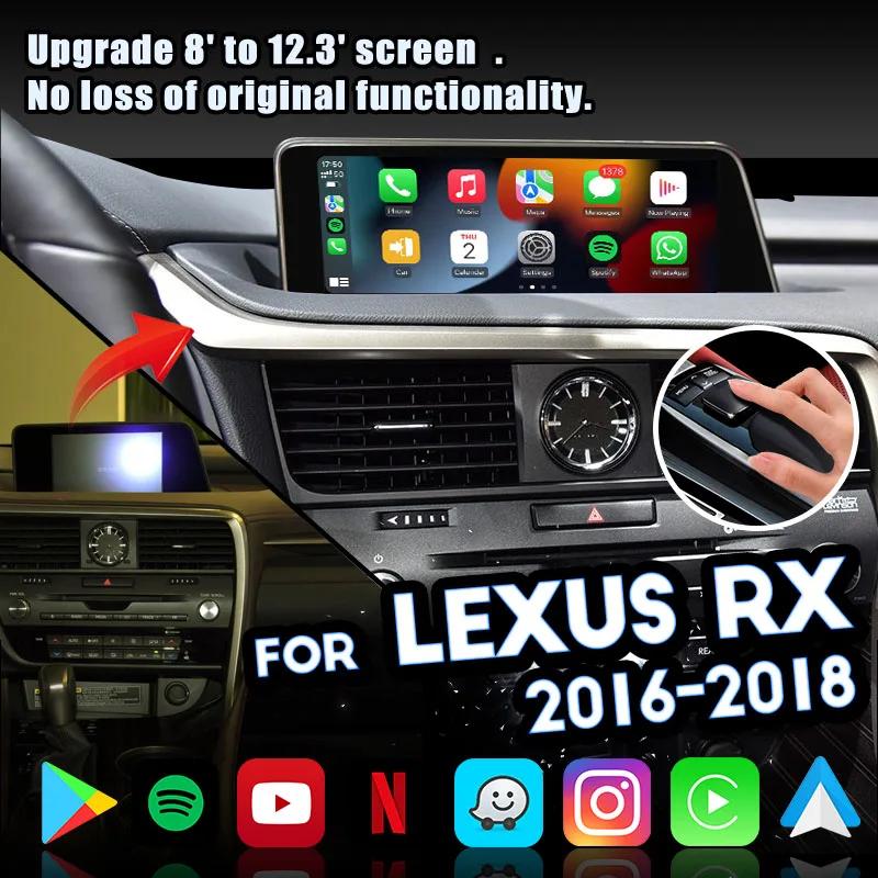 Lsailt  ȵ̵ Ƽ̵ ȭ, GPS ׺̼ ÷,  2016-2018 RX450h RX350 RX300, 4 + 64GB